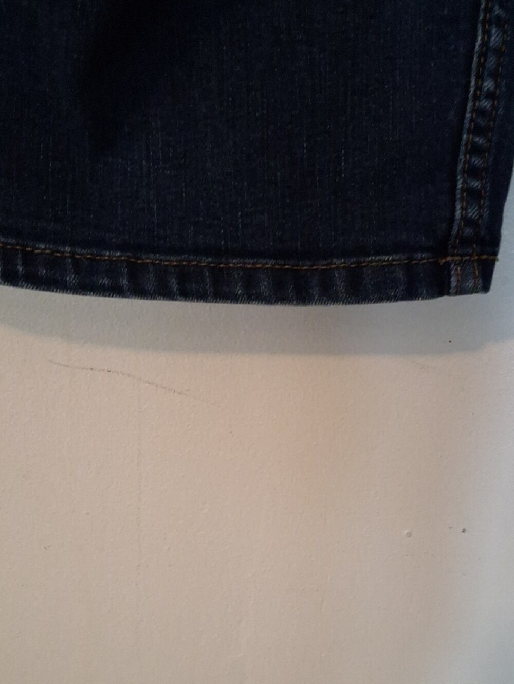 St. John's Bay navy blue denim bermuda shorts - Picture 8 of 10